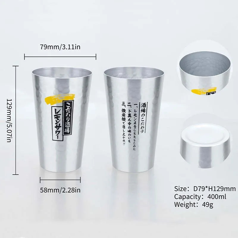 Aluminum Drinking Glasses