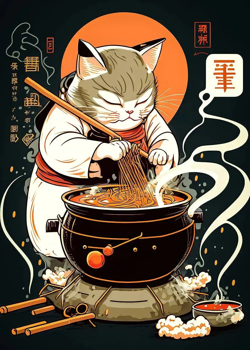 Assorted Japanese Animal & Food Posters