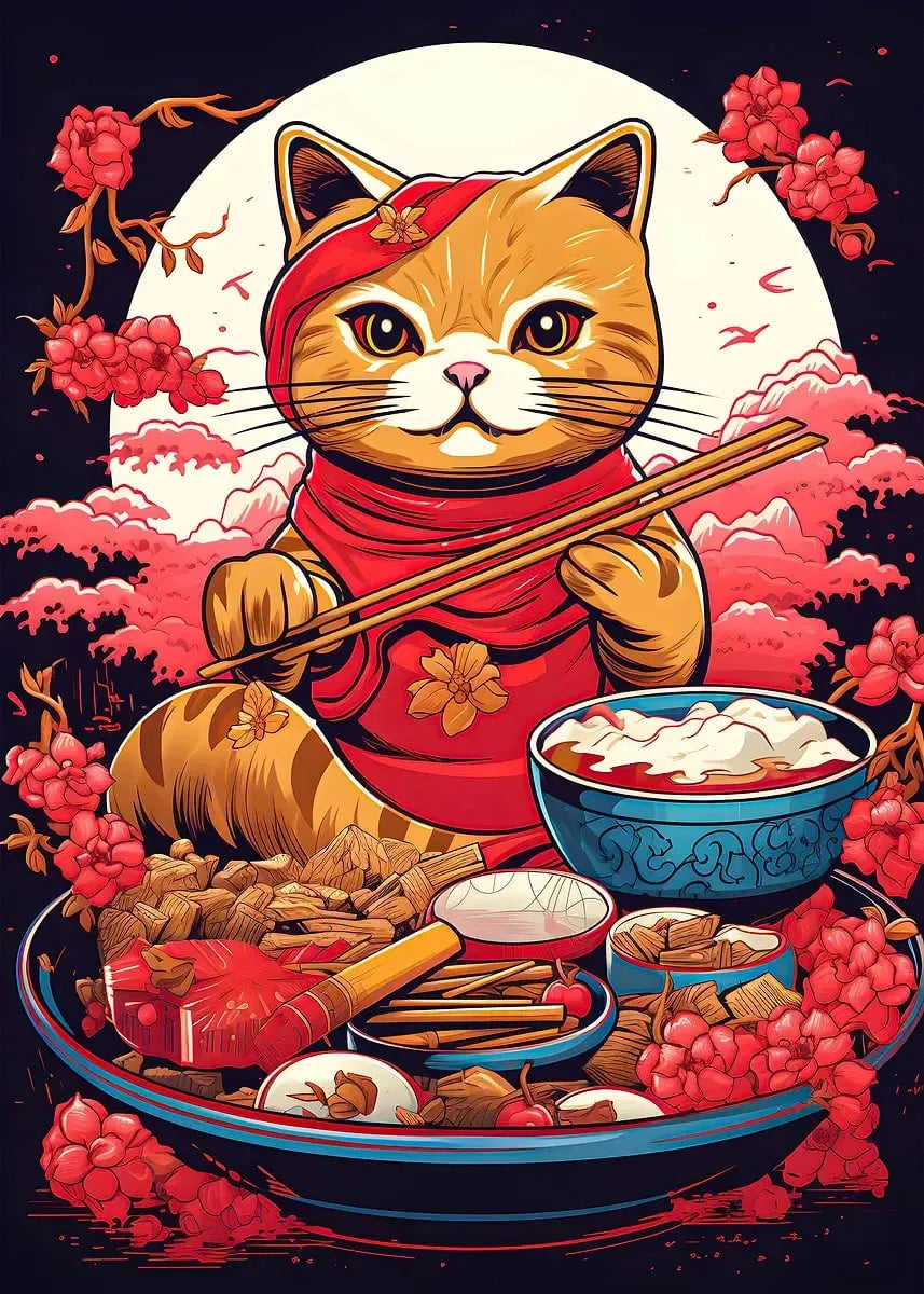 Assorted Japanese Animal & Food Posters