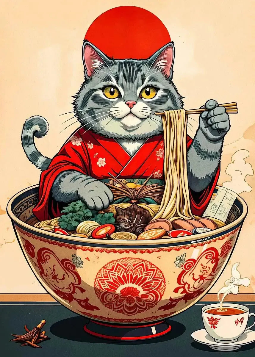 Assorted Japanese Animal & Food Posters