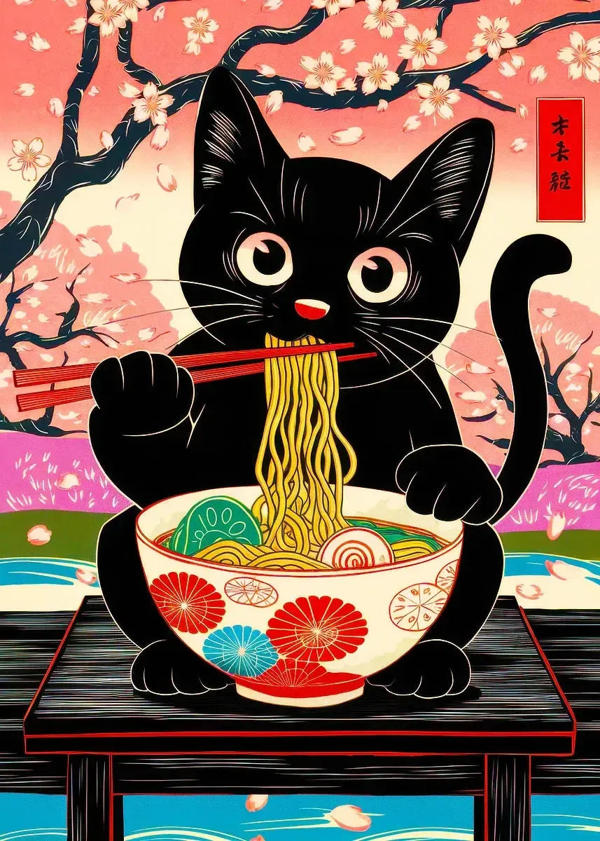 Assorted Japanese Animal & Food Posters