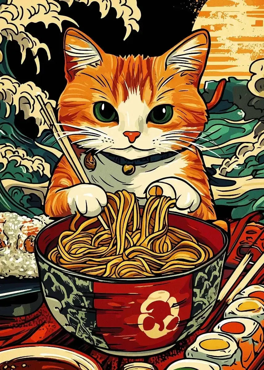 Assorted Japanese Animal & Food Posters