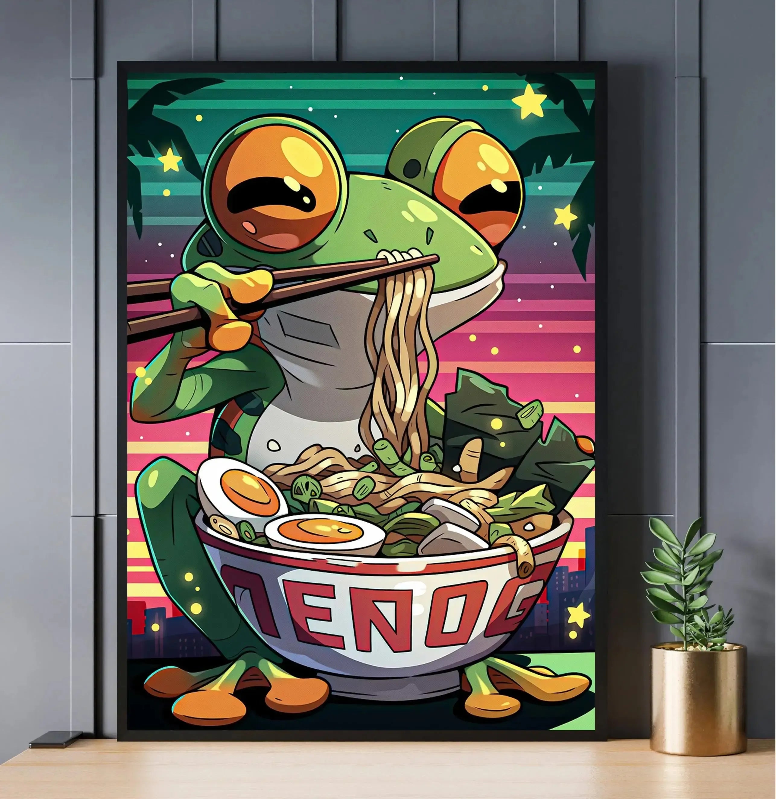 Assorted Japanese Animal & Food Posters