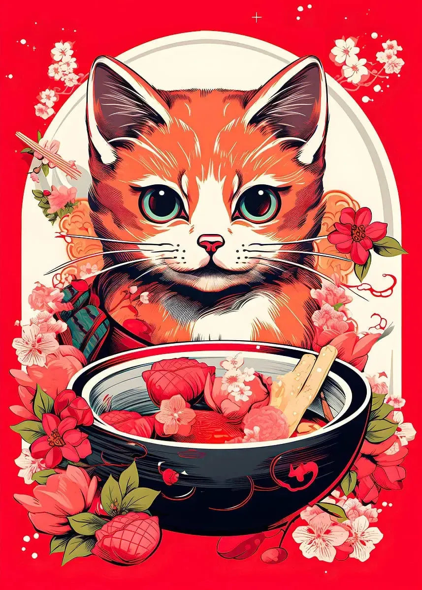 Assorted Japanese Animal & Food Posters