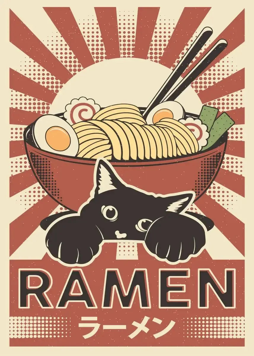 Assorted Japanese Food Posters