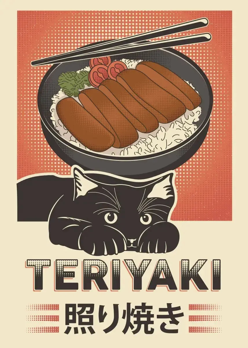 Assorted Japanese Food Posters