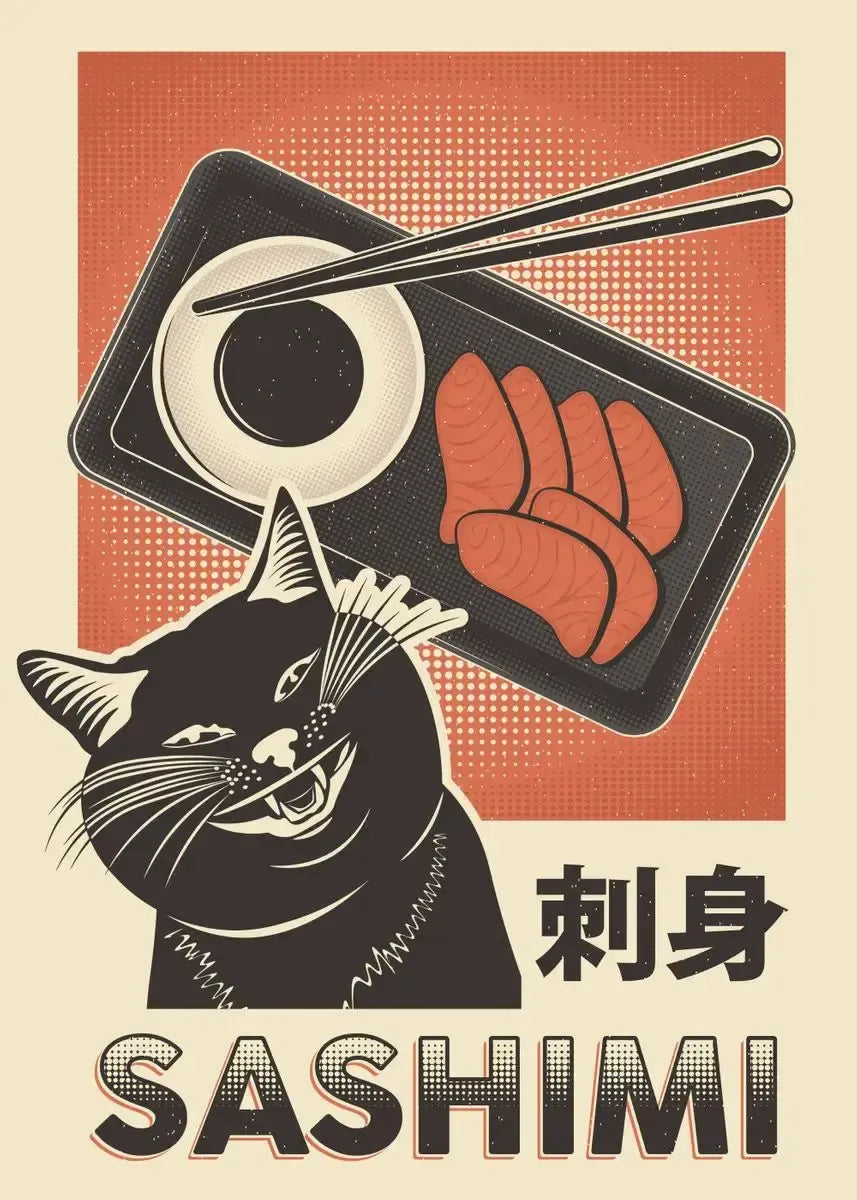 Assorted Japanese Food Posters