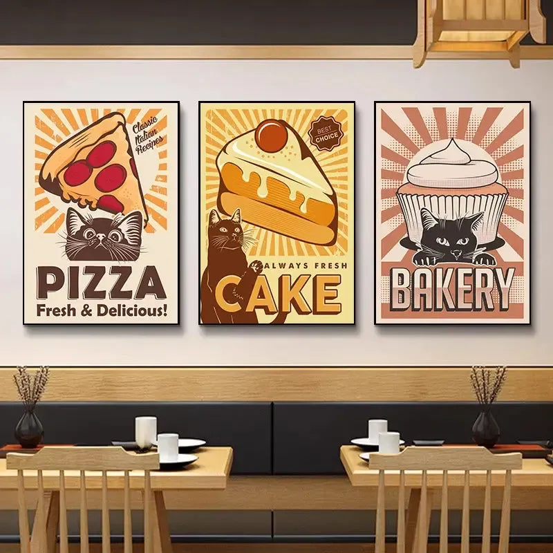 Assorted Japanese Food Posters