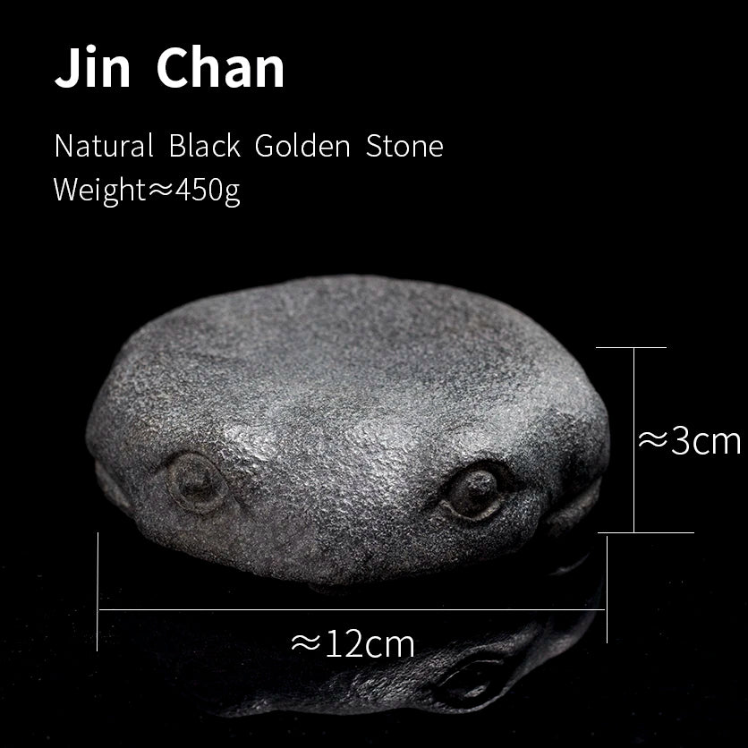 Black Stone Frog Tea Coaster