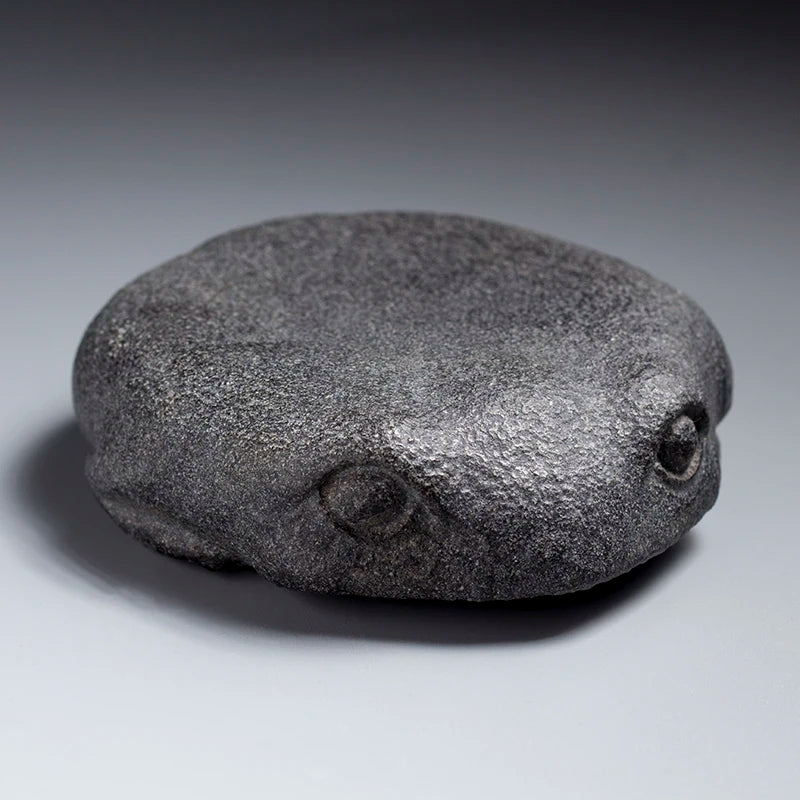 Black Stone Frog Tea Coaster