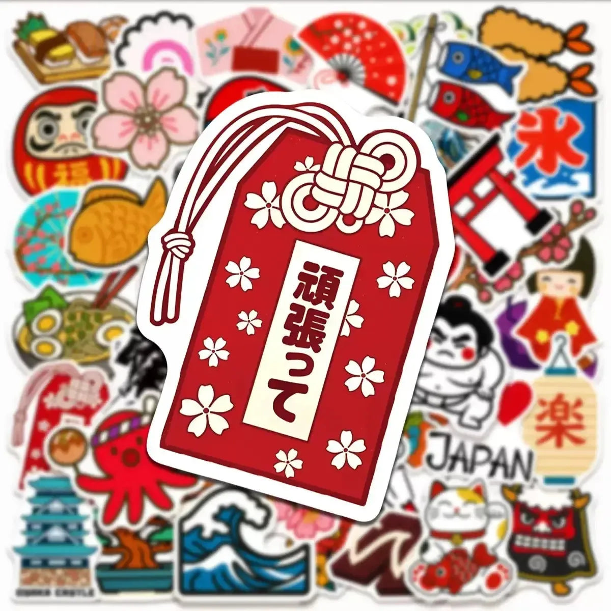 Bulk Traditional Waterproof Japanese Stickers