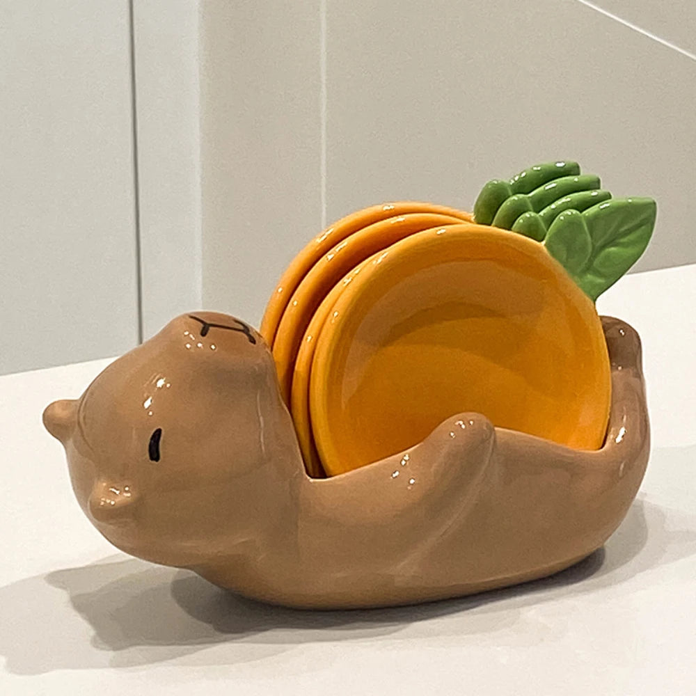 Capybara Dish Holder
