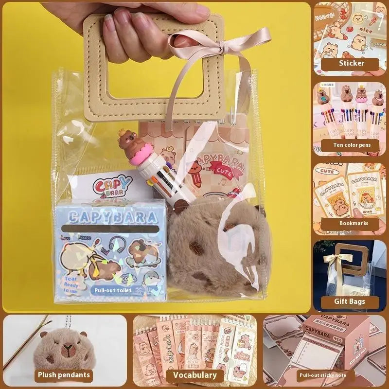 Capybara Stationary Bag Set