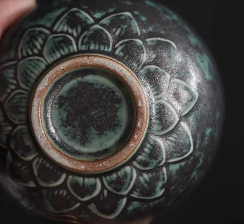 Ceramic Crane Coffee Cup