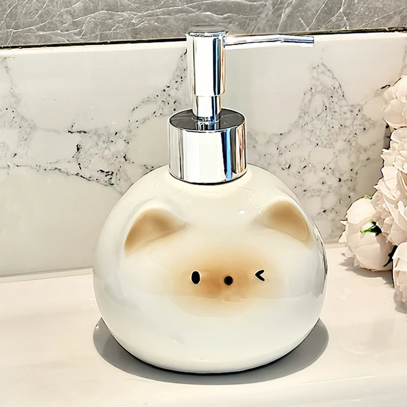 Ceramic Neko Soap Dispenser