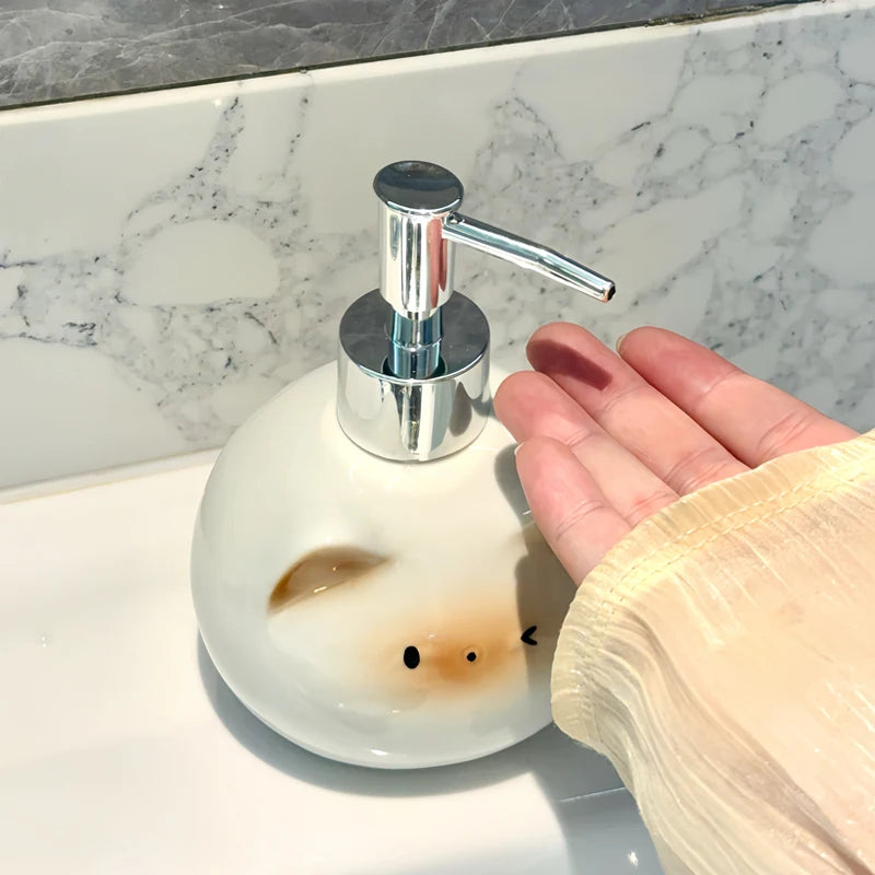 Ceramic Neko Soap Dispenser