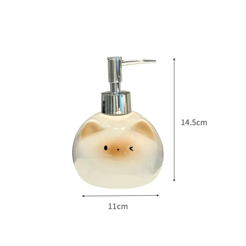 Ceramic Neko Soap Dispenser