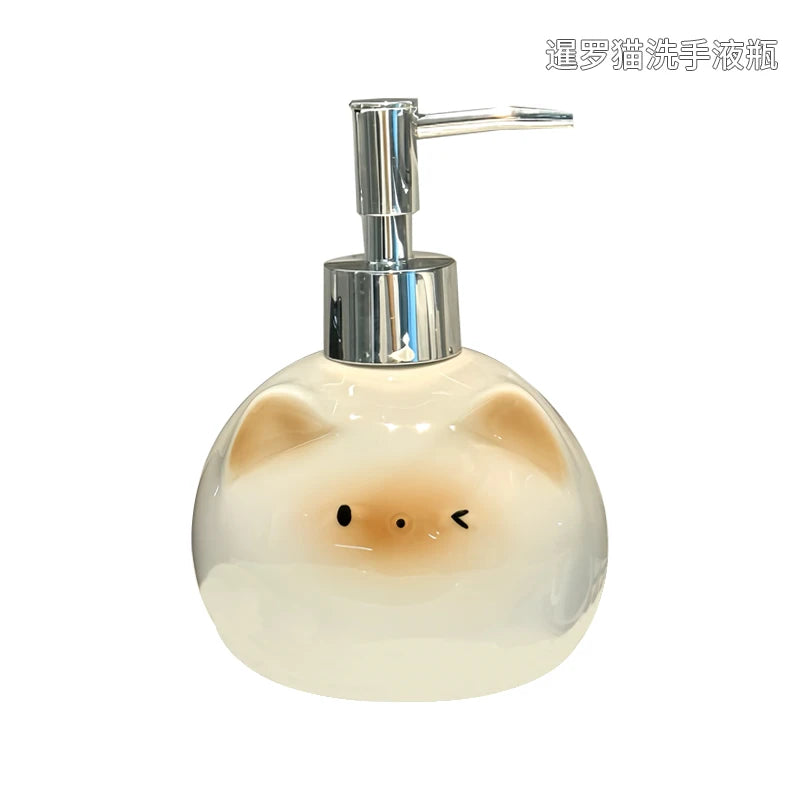 Ceramic Neko Soap Dispenser