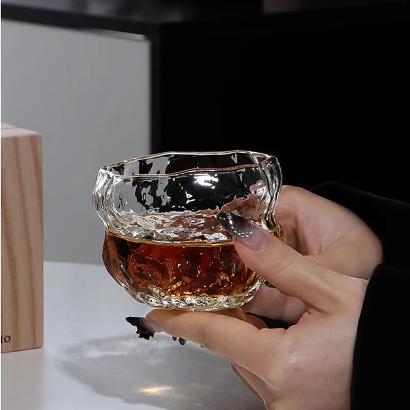 Cosmic Explosion Crystal Whisky Glass