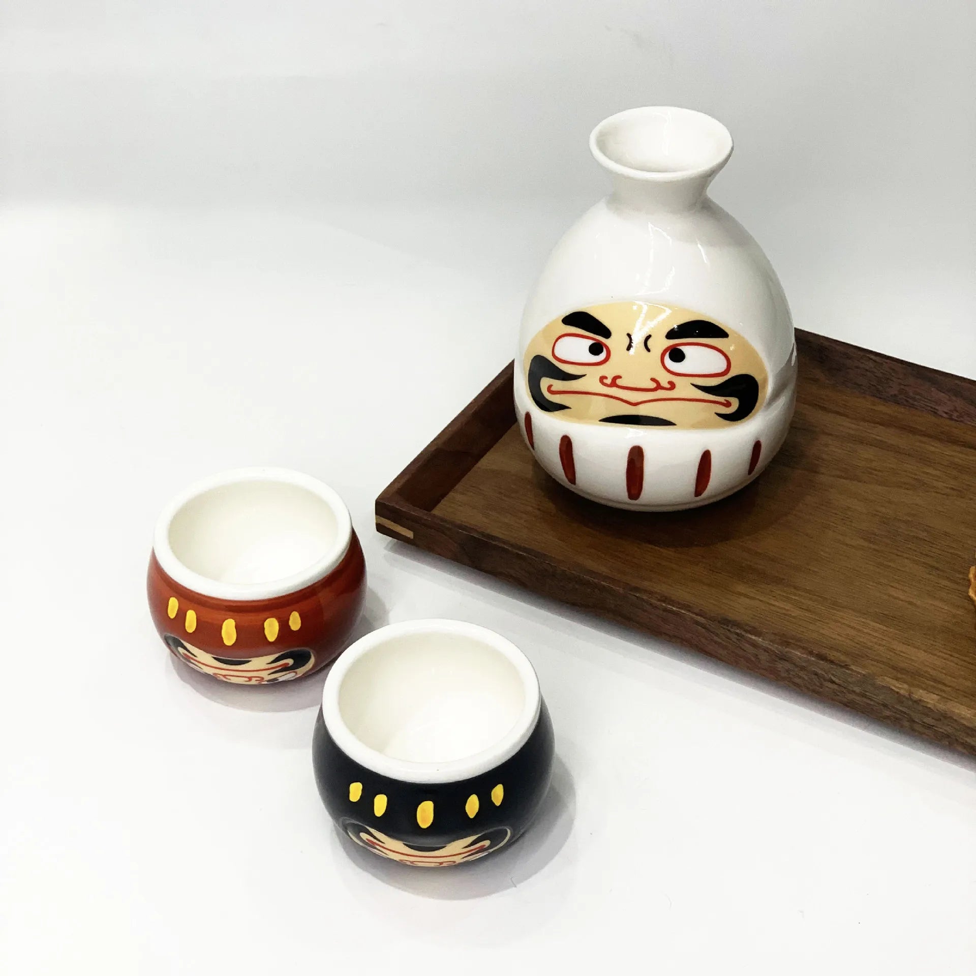 Daruma Sake Cup Set