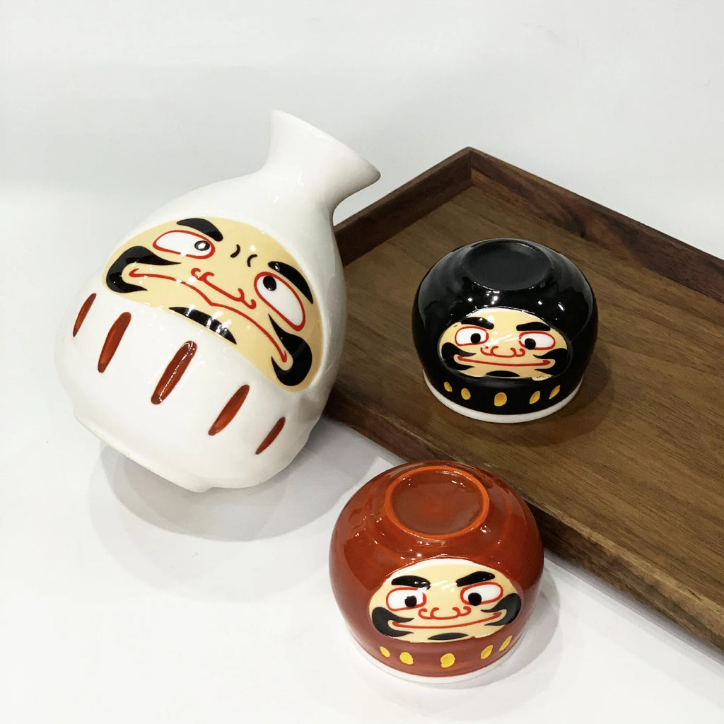 Daruma Sake Cup Set