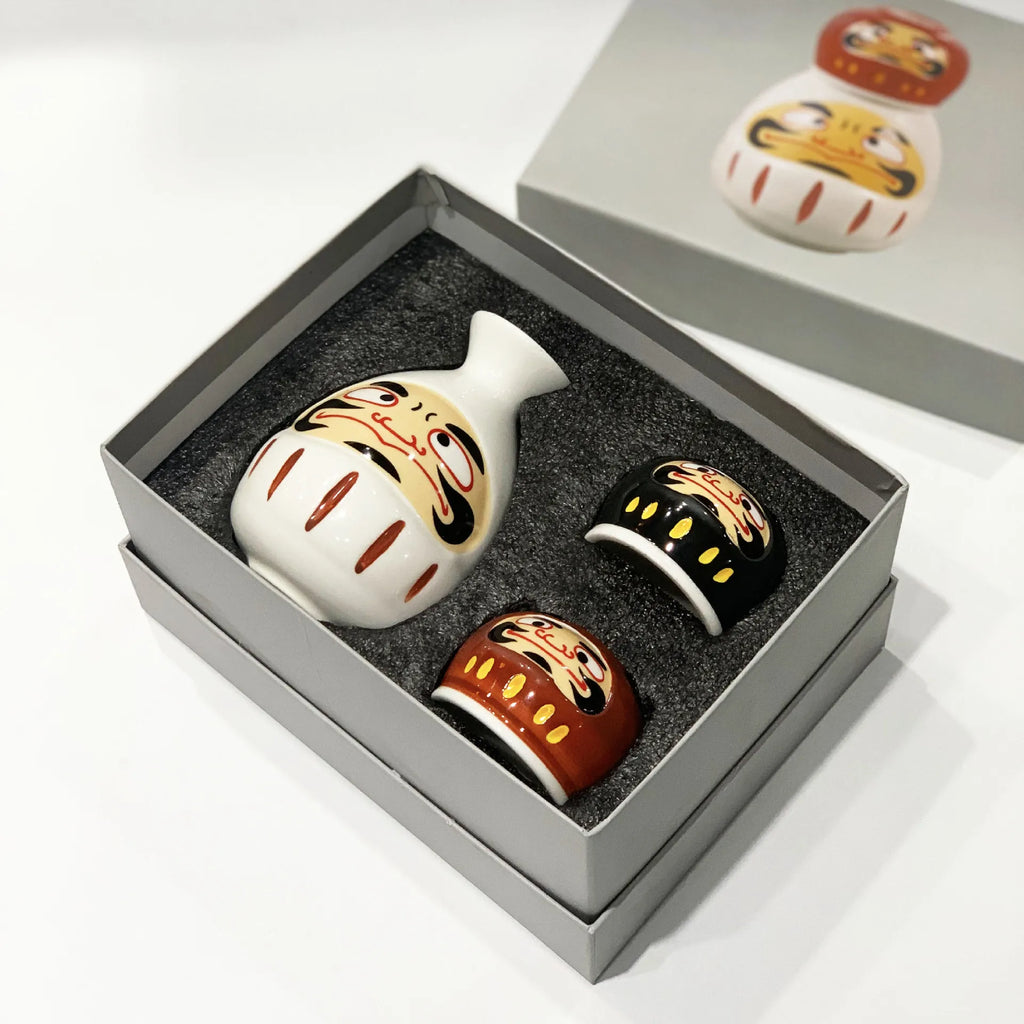 Daruma Sake Cup Set