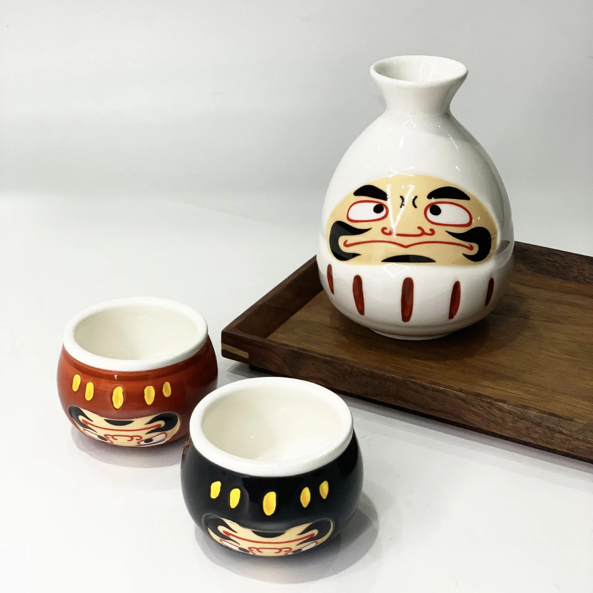 Daruma Sake Cup Set