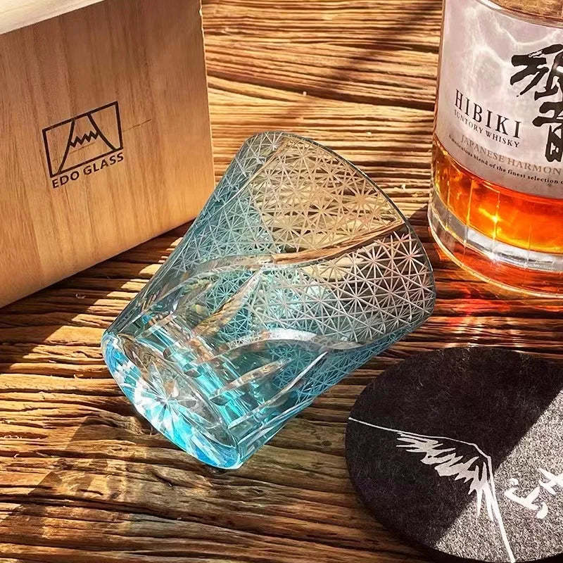 Eddo Kiriko Drinking Glass