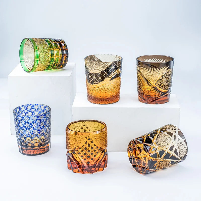 Eddo Kiriko Drinking Glass