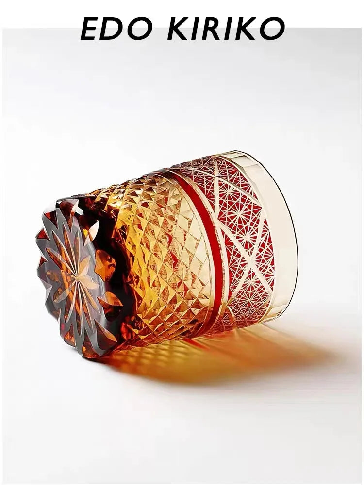 Eddo Kiriko Drinking Glass