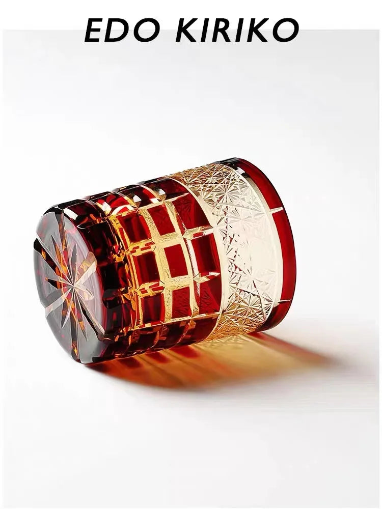 Eddo Kiriko Drinking Glass