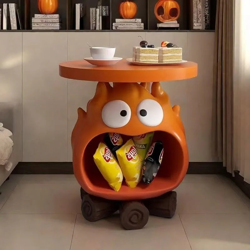Flame Storage Side Table