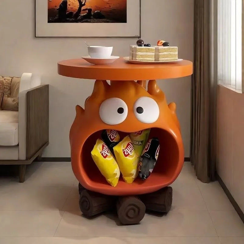 Flame Storage Side Table