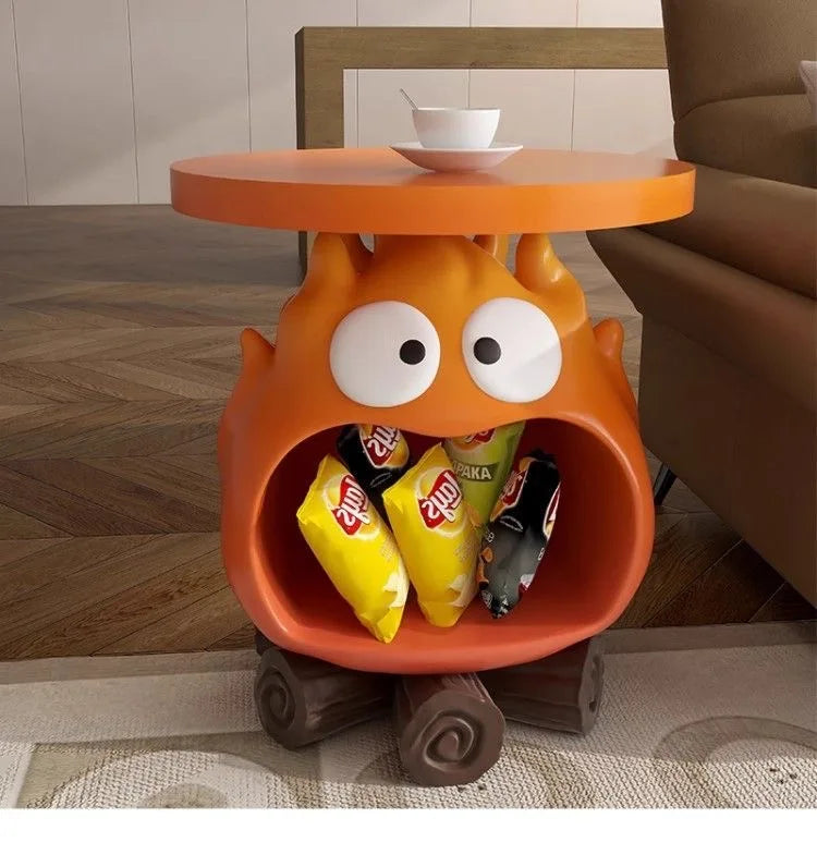 Flame Storage Side Table