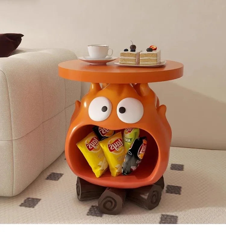 Flame Storage Side Table