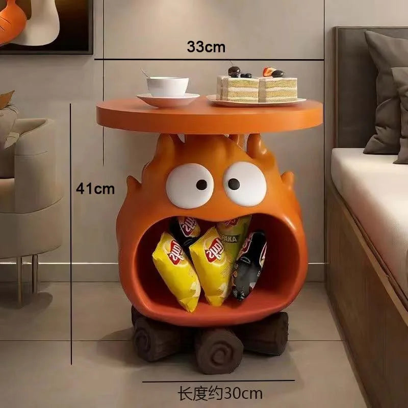 Flame Storage Side Table