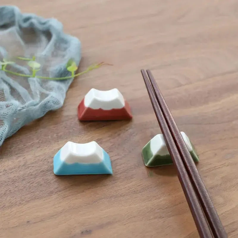 Fuji Mountain Ceramic Chopsticks Rack