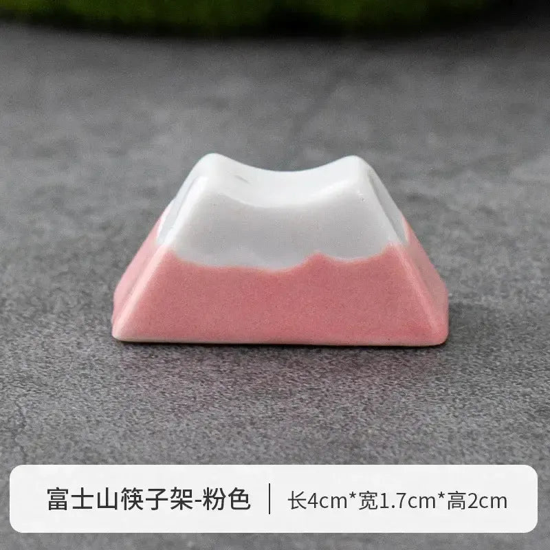 Fuji Mountain Ceramic Chopsticks Rack
