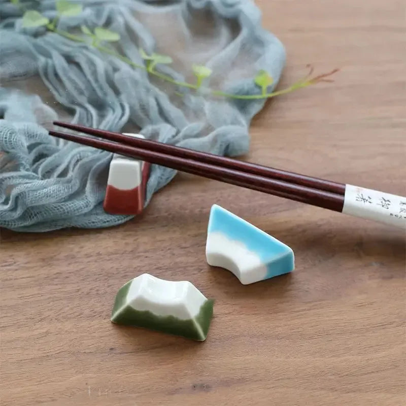 Fuji Mountain Ceramic Chopsticks Rack