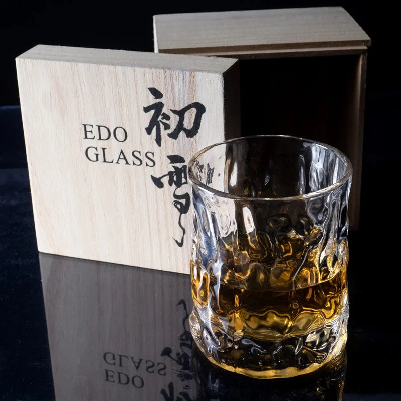 Heavy Japanese Hammer Style Whisky Glass