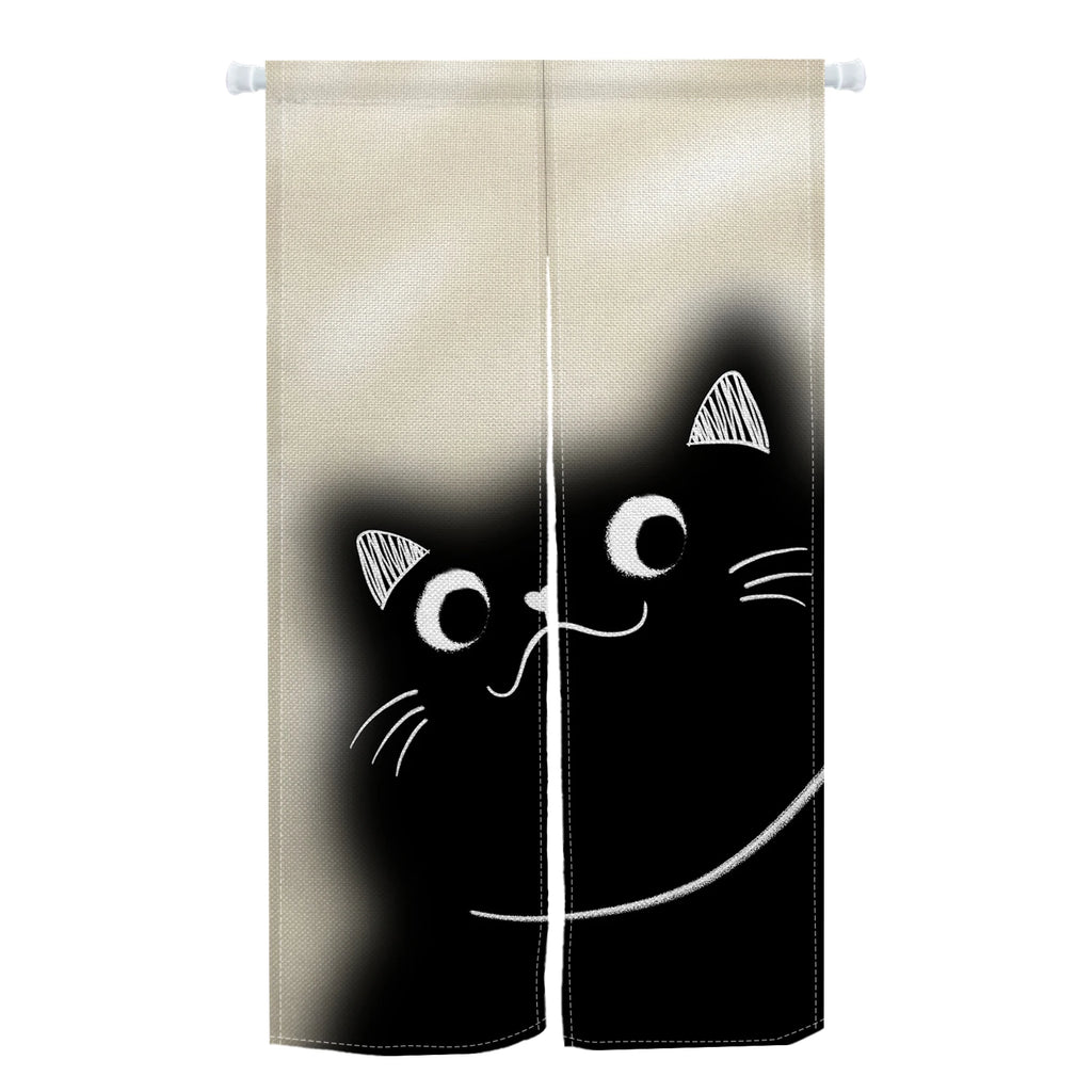 Izakaya Neko Half Curtains