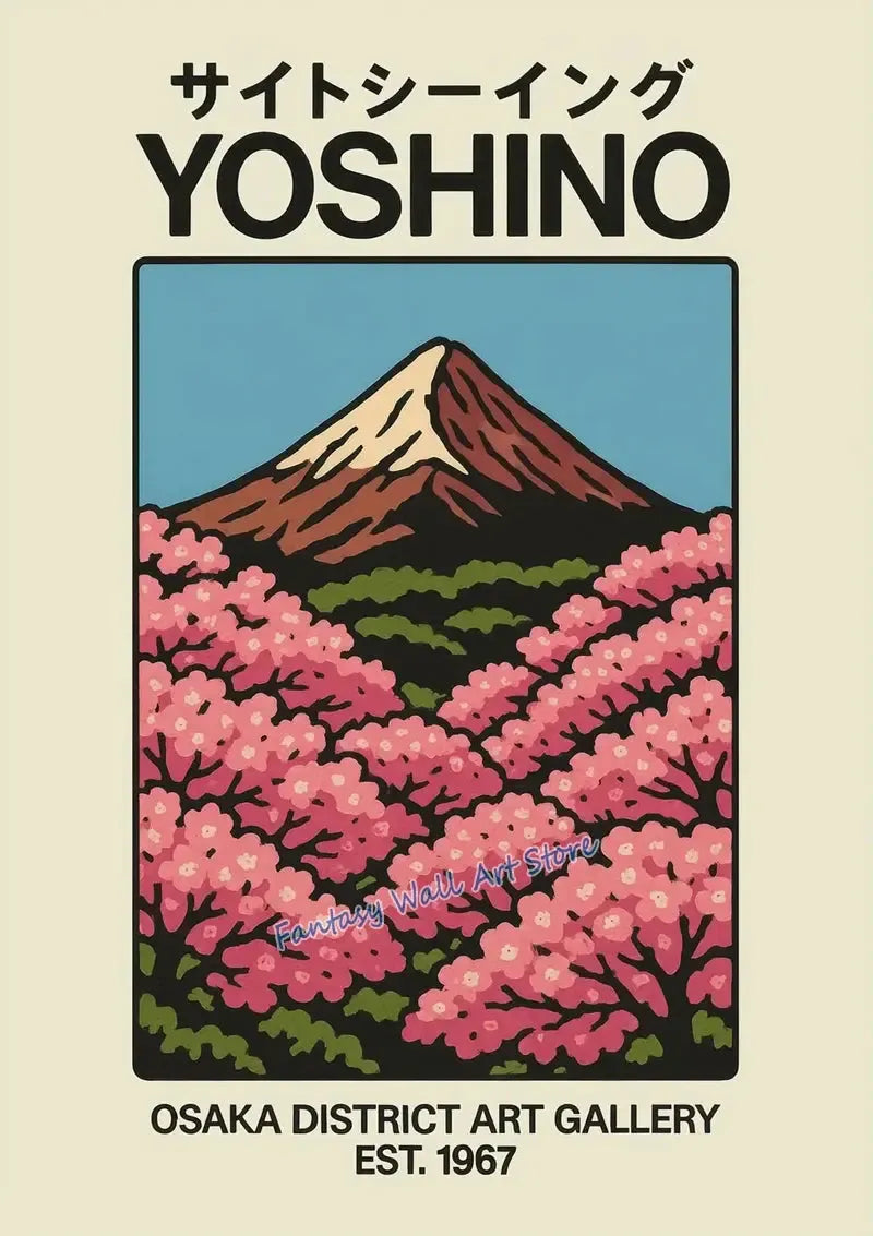 Japan Traveling Vintage Art