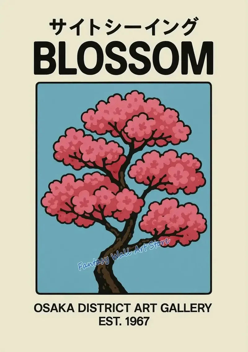 Japan Traveling Vintage Art