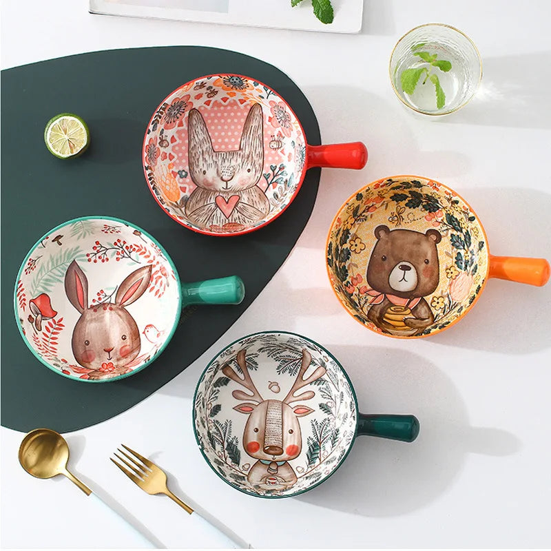 Japanese Animal Ceramic Bowl