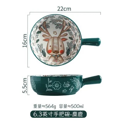 Japanese Animal Ceramic Bowl