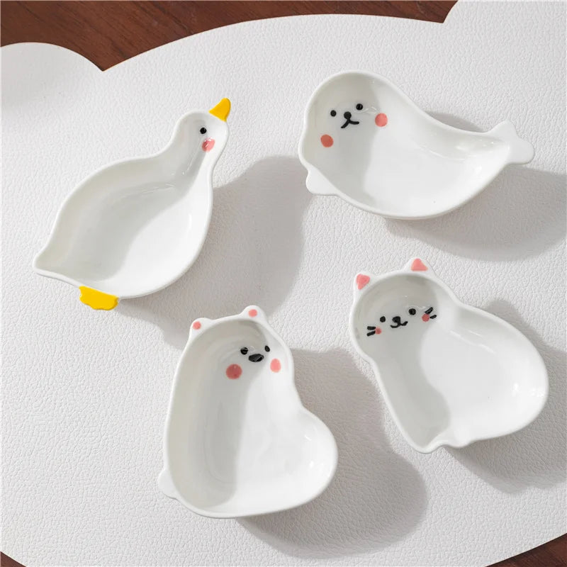 Japanese Animal Ceramic Dishes