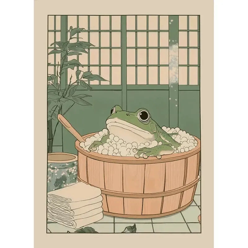 Japanese Bathroom Posters