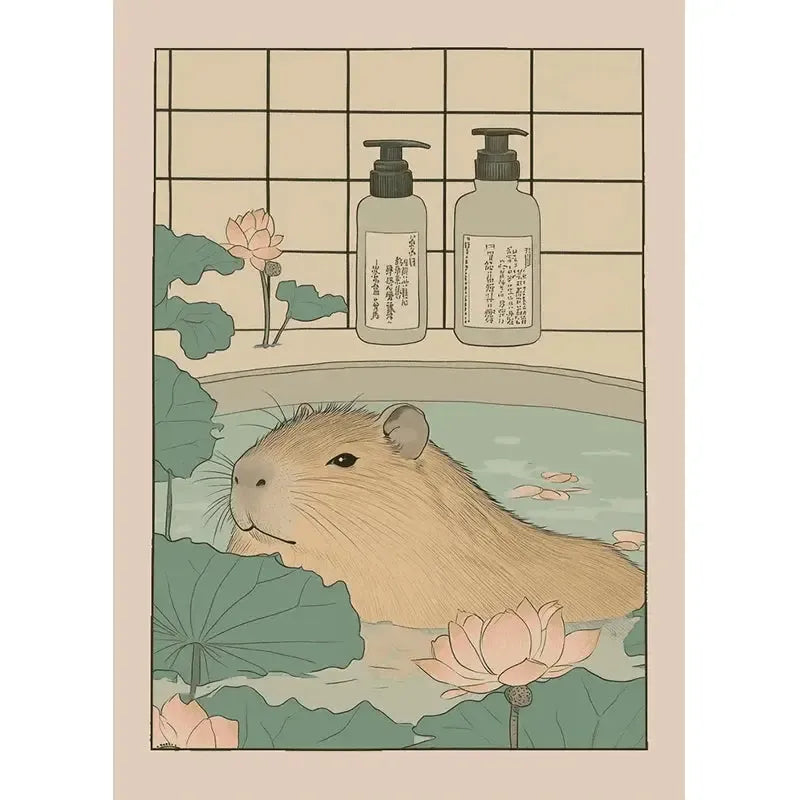 Japanese Bathroom Posters