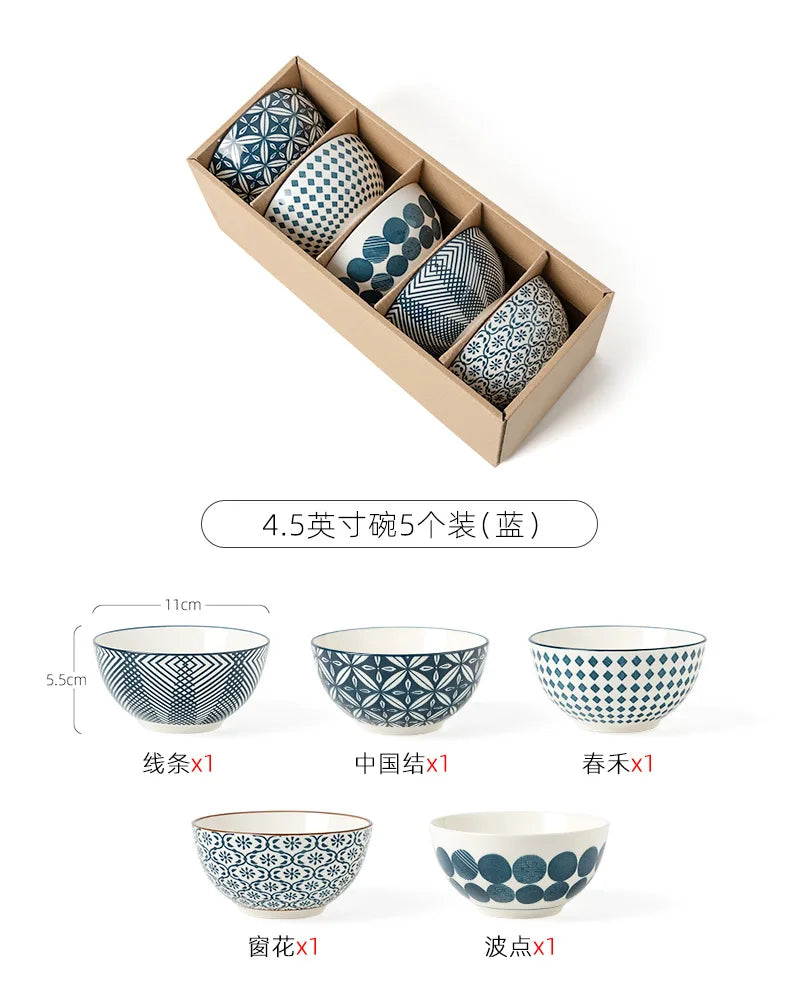 Japanese Ceramic Bowl Set