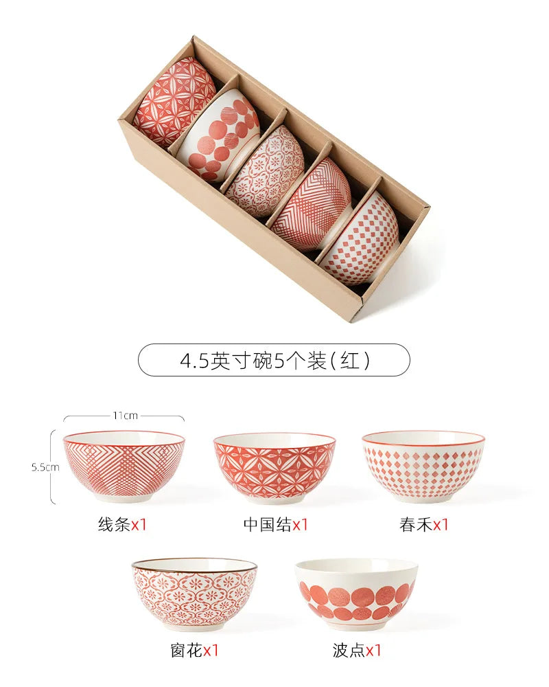 Japanese Ceramic Bowl Set